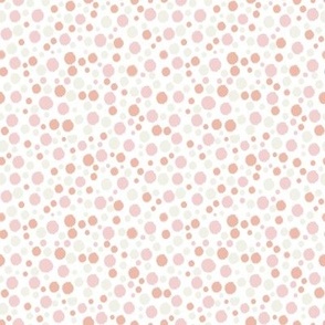 Cutesy Dots- pink and red tiny