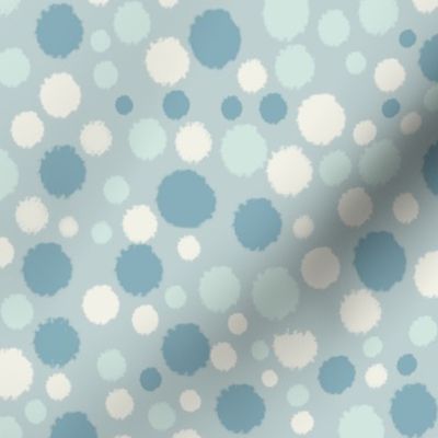 Cutesy Dots- Paler Blue