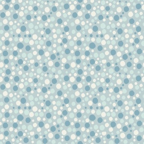 Cutesy Dots- Paler Blue