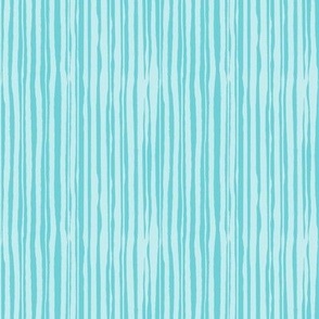 Wonky Vertical Stripes - Blue