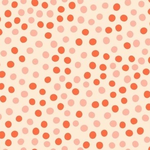 Sakura - Dots - Pinks on Natural