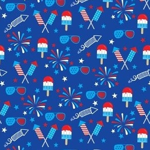 4th of July  // Fireworks  //  Patriotic  //  Stars  //  Popsicles 