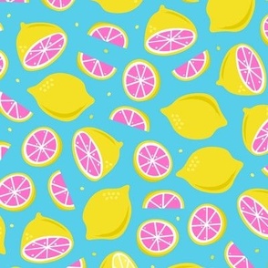 Pink Lemons (Blue)