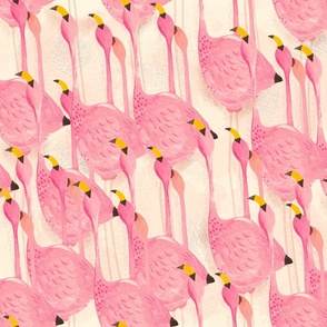 A Flamingo March