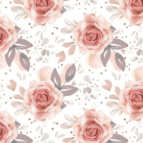 Blush & Floral Fall Floral Watercolor Flowers