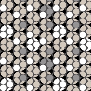 Dots On Dots Gray Brown medium