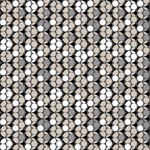 Dots On Dots Gray Brown small