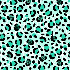 LEOPARD PRINT-SPIDERS-MINT