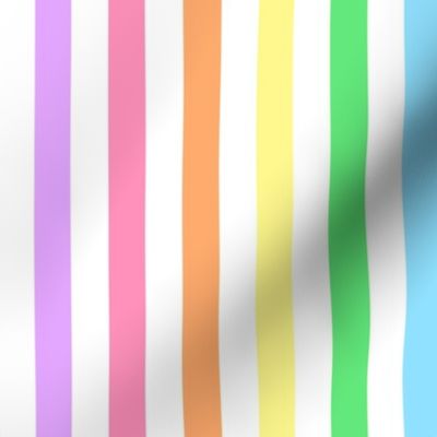 Pastel Rainbow Stripes