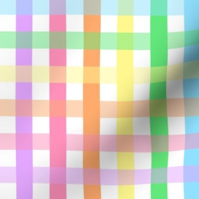 Pastel Rainbow - Check / Plaid / Tartan 