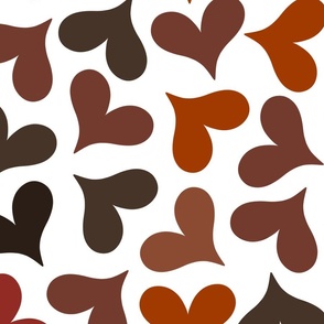 Chocolate Hearts large