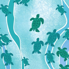 medium-Honu-Green sea turtle