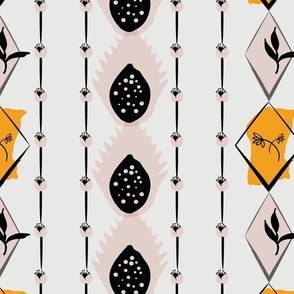 Lucienne Day inspired patterns. (1023-10)
