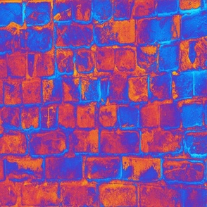 Psychedelic Brick Wall