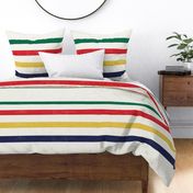 Wooly Hudson Bay'ish camp blanket stripes