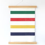 Wooly Hudson Bay'ish camp blanket stripes