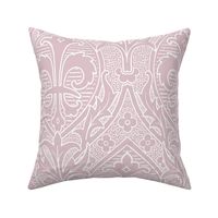 Gothic Revival Fleur de Lys, 12W, pink