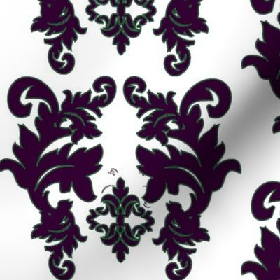 Halloween Damask 