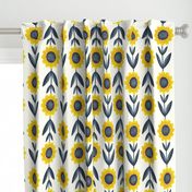 Sunflower Field - medium - sunflowers, yellow flowers, scandinavian