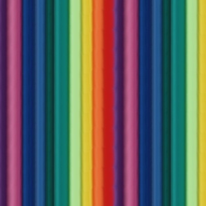 Muted rainbow stripes
