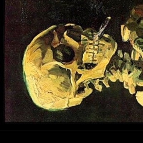 Van Gogh, Skeleton with Cigarette