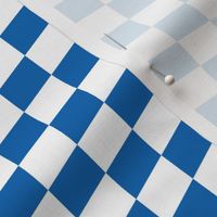 Oktoberfest Bavarian Beer House Blue and White Small Diagonal Diamond Pattern