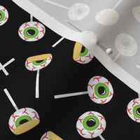 (small scale) Halloween Eyeball Cake Pops - black - LAD22
