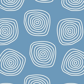 Concentric circles seamless pattern