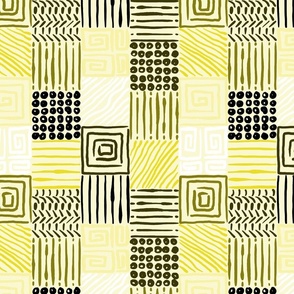 African Geometric Lemon Lime Tints