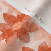 Peach Monotone Floral (Medium)