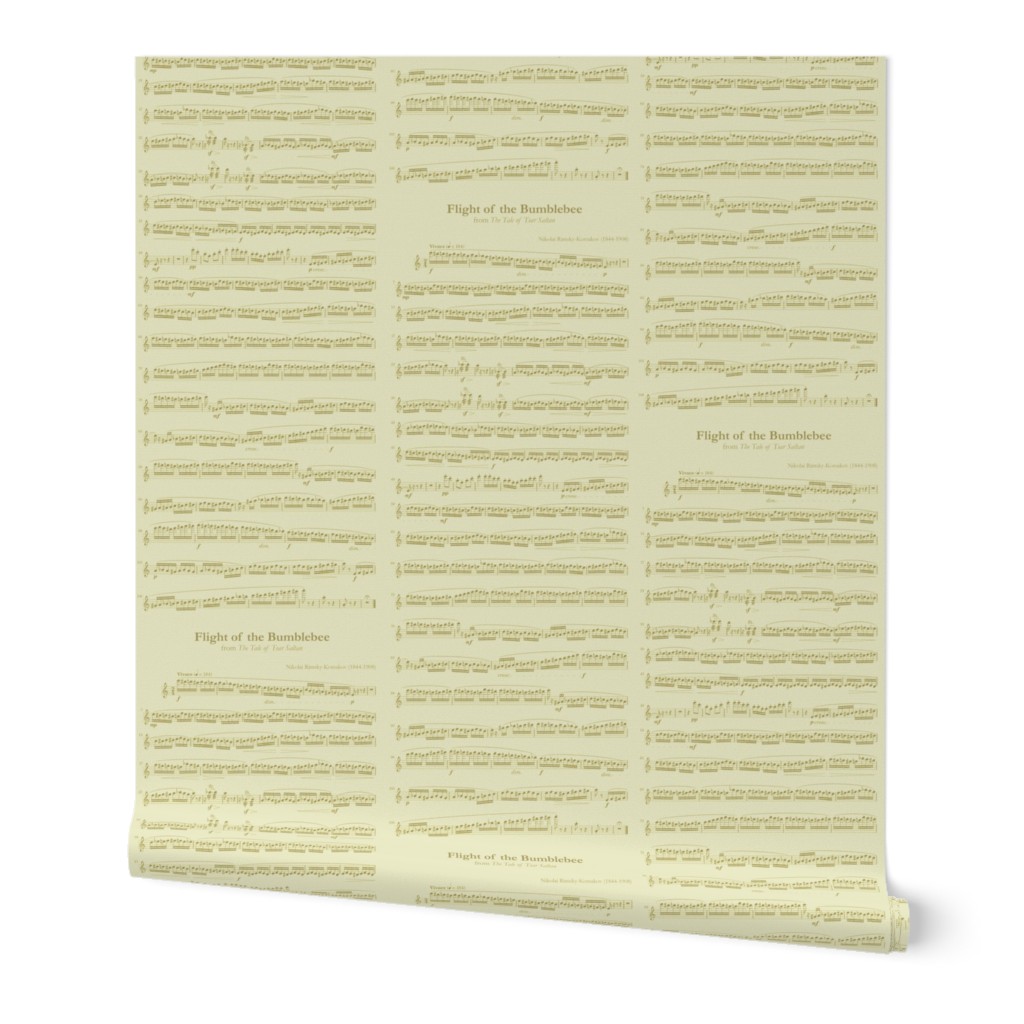 sheet music gold - flight of the bumblebee