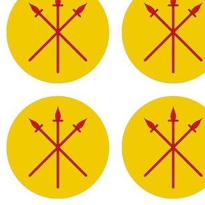Barony of Red Spears (SCA) badge
