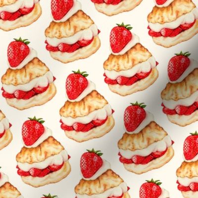 Strawberry Shortcake - White