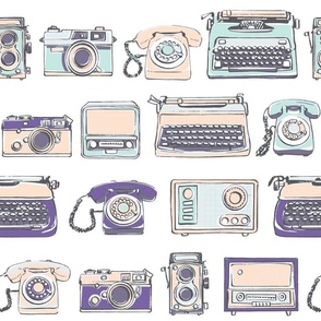 Retro Tech pastels