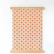 Joyful Retro Flowers Blush Pink Gold, Small Micro Mini Scale