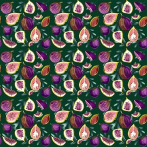 figs seamless pattern
