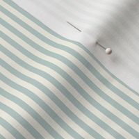 Extra small Cabana stripe - sea glass green on cream white - Candy stripe - Awning stripes - Striped wallpaper - Summer beach nautical resort coastal poolside vacation tropical seaside maritime island sailor oceanic french riviera sunbrella palm boardwalk