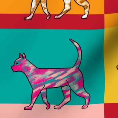 kidult colorful cats