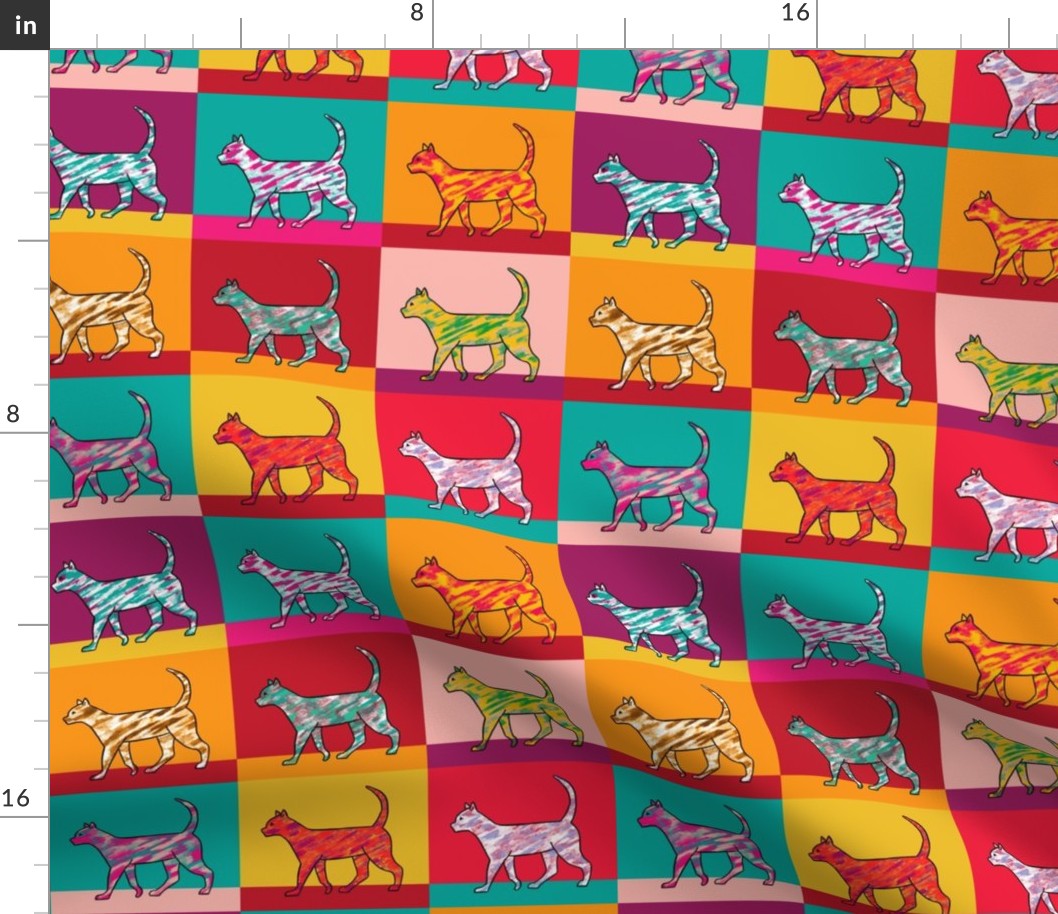 kidult colorful cats | medium