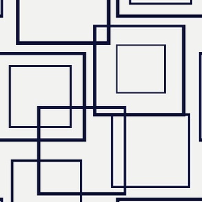 Overlapping Cubes_Navy_Large