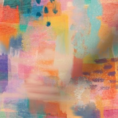 Abstract acrylic painting pattern
