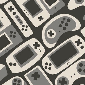  Video Game Controllers in Grey 2X