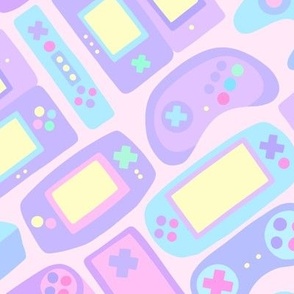  Video Game Controllers in Pastel 2X