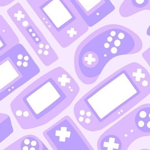  Video Game Controllers in Purple 2X