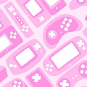  Video Game Controllers in Pink 2X