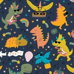 Dinosaur Fruit Party - medium