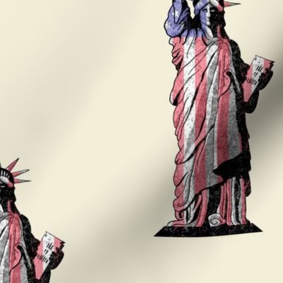 Statue of Liberty USA Patriotic Cream