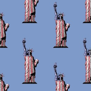 Statue of Liberty USA Patriotic Sky