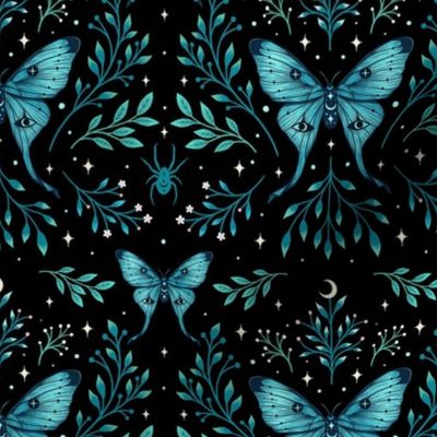 Mystical Butterfly-Turquoise Blue