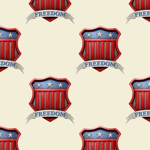 USA Patriotic Shield of Freedom